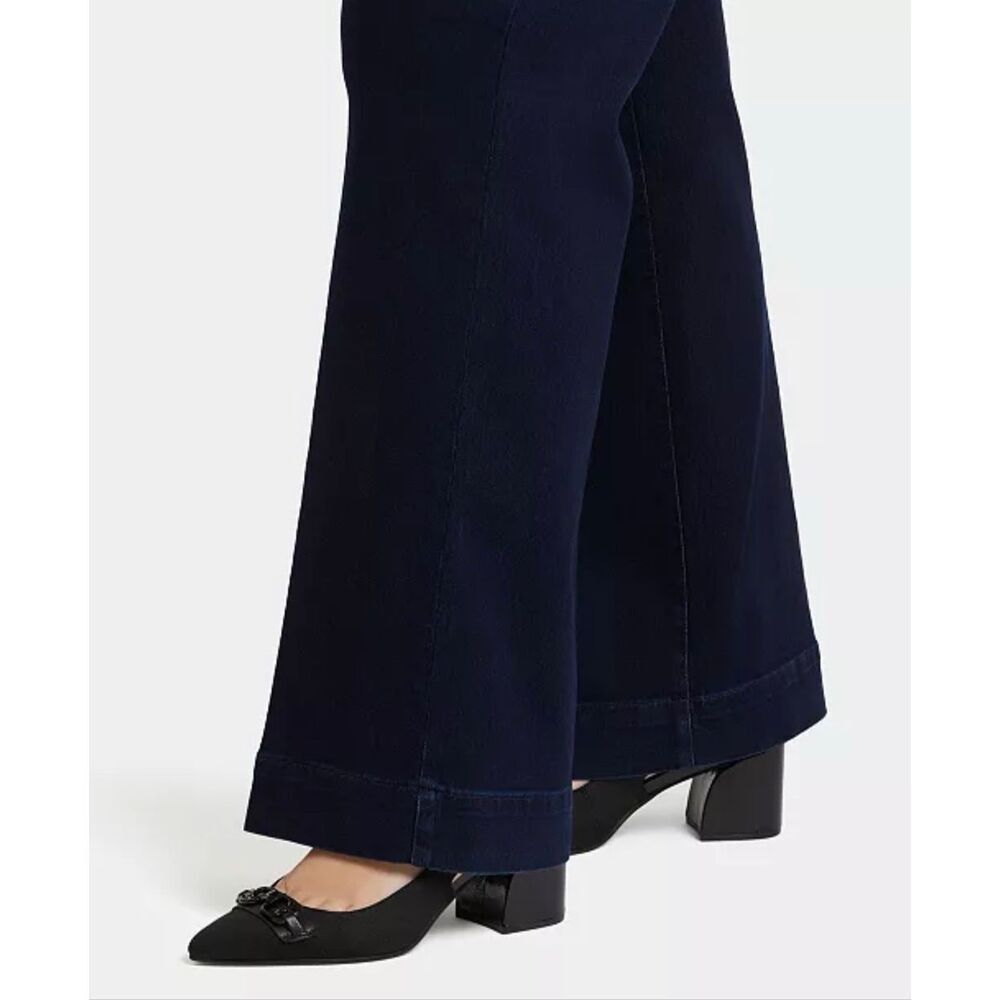 NYDJ Teresa Trouser Jeans Burbank Dark Enzyme Wash 14W - Picture 4 of 5